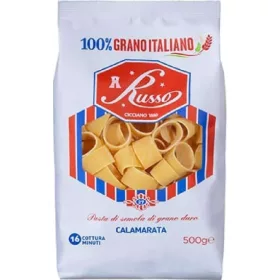   Russo Nr. 27 Calamarata-Spezialität 500g – Italienische Pasta oder Reis Zutat für mediterrane Küche