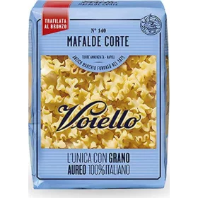   Voiello Nr. 140 Kurze Mafalde 500g – Italienische Pasta oder Reis Zutat für mediterrane Küche