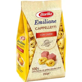   Barilla Cappelletti-Fleisch 250g – Italienische Pasta oder Reis Zutat für mediterrane Küche