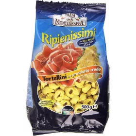  Montegappa-Schinken-Tortellini-Beutel 500g – Italienische Pasta oder Reis Zutat für mediterrane Küche