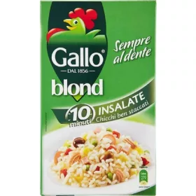   Gallo Blonder Reis Salate 1 kg – Italienische Pasta oder Reis Zutat für mediterrane Küche