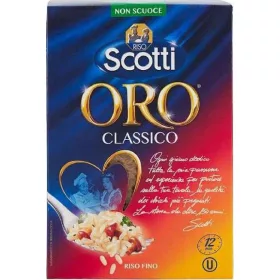   Scotti Oro klassischer Reis 1kg – Italienische Pasta oder Reis Zutat für mediterrane Küche