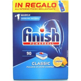   Finish Powerball 90 Tabs mit Klarspüler – Effective Dishwashing Liquid for Sparkling Clean Dishes