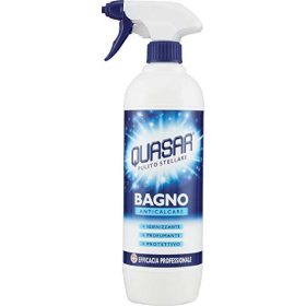   Quasar Badspray 650ml – Badreiniger gegen Kalk und Schmutz für glänzende Oberflächen