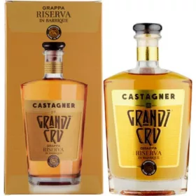   Castagner Gran Cru Barrique Grappa 50 cl – Alkoholisches Getränk Spirituose oder Likör für Genussmomente
