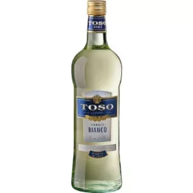   Toso Wermut Bianco Di Torino 1ltr – Alkoholisches Getränk Spirituose oder Likör für Genussmomente
