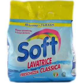   Soft Waschpulver 22 Waschladungenclassic 1100g – Leistungsstarkes Waschmittel für saubere und frische Wäsche