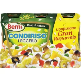   Berni Light Condiriso, 3 x 300gglasgefäß – Italienische Pasta oder Reis Zutat für mediterrane Küche