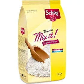   Dr. Schär Mix-it Universalglutenfreies Mehl 1 kg Premium Flour Bread or Baking Ingredient – Ideal for Baking