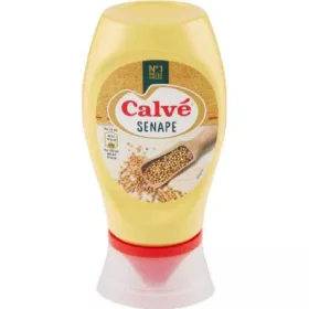   Calve' Senf Top-Down-Flasche 250ml Premium Tomatensauce / Pesto – Mediterrane Küche Sauce