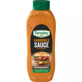   Develey Hamburger-Sauce 875ml Premium Tomatensauce / Pesto – Mediterrane Küche Sauce