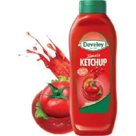  Develey Tomatenketchup 875ml (Squeeze) Premium Tomatensauce / Pesto – Mediterrane Küche Sauce