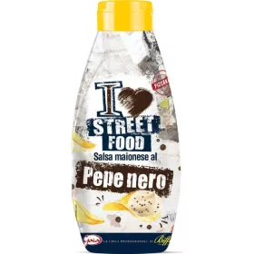   Gaia Schwarzer Pfeffer 800g (Squeeze) Premium Tomatensauce / Pesto – Mediterrane Küche Sauce