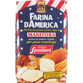   Spadoni Manitoba Mehl 1 kg Premium Flour Bread or Baking Ingredient – Ideal for Baking