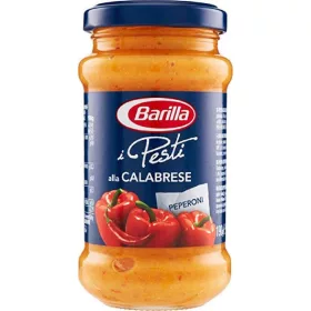   Barilla Pesto Kalabrischesglas 190g Premium Tomatensauce / Pesto – Mediterrane Küche Sauce