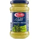 Barilla Pesto Rucola mit Basilikum 190g Premium Tomatensauce / Pesto – Mediterrane Küche Sauce
