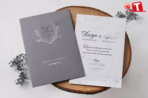 Standart Düğün Davetiyesi 1155 (stk)