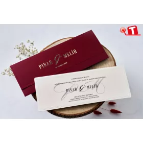 Standart Düğün Davetiyesi 1164 (stk)