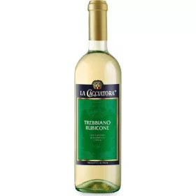   Cacciatora Trebbiano Rubicone iGT 75cl – Alkoholisches Getränk Spirituose oder Likör für Genussmomente