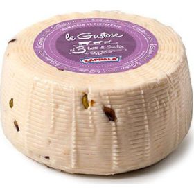   Zappalà Pistazien-Caciotta-Cheese 2 kg - Traditional Cheese for Breakfast, Cooking & Recip