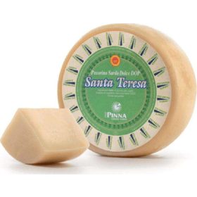   Pinna Santa Teresa Sardischer Pecorino 2,5 kg - Dairy Product for Kitchen, Breakfast & Dai
