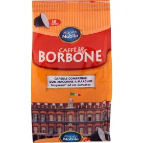   Borbone Nespresso Nobile Kapseln 10 Stk – Tee Kaffee oder Zuckerprodukt für Frühstück und Heißgetränke