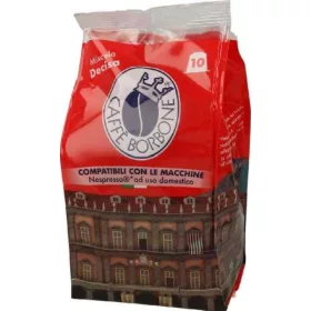   Borbone Nespresso Decisa Kapseln 10 Stk – Tee Kaffee oder Zuckerprodukt für Frühstück und Heißgetränke