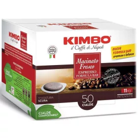   Kimbo Freshground Kapseln, 50 Stück – Tee Kaffee oder Zuckerprodukt für Frühstück und Heißgetränke