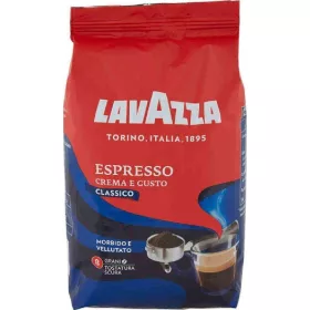   Lavazza Crema Egusto Kaffeebohnen 1kg – Tee Kaffee oder Zuckerprodukt für Frühstück und Heißgetränke