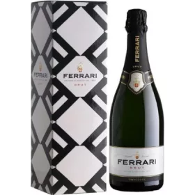   Ferrari Brut Schaumwein 75cl – Alkoholisches Getränk Spirituose oder Likör für Genussmomente