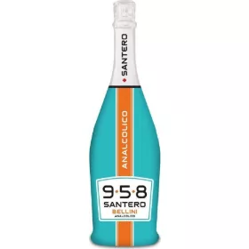   Santero 958 Zero Alkoholfreier Bellini 75cl – Alkoholisches Getränk Spirituose oder Likör für Genussmomente