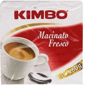   Kimbo Freshground Duet 2X250g – Tee Kaffee oder Zuckerprodukt für Frühstück und Heißgetränke