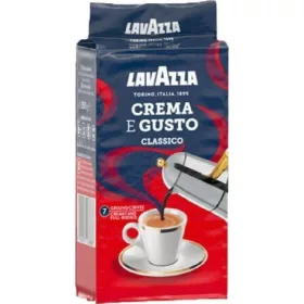   Lavazza Crema Egusto Kaffee 250g – Tee Kaffee oder Zuckerprodukt für Frühstück und Heißgetränke