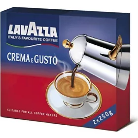   Lavazza Crema Egusto Kaffee 2X250g – Tee Kaffee oder Zuckerprodukt für Frühstück und Heißgetränke