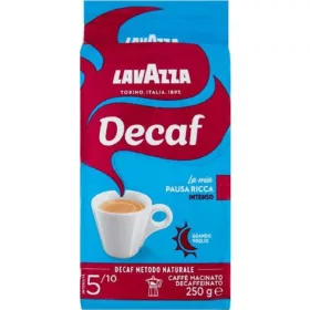   Lavazza Dek İntenso entkoffeiniert 250g – Tee Kaffee oder Zuckerprodukt für Frühstück und Heißgetränke