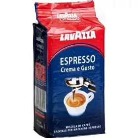   Lavazza Espressokaffee 250g – Tee Kaffee oder Zuckerprodukt für Frühstück und Heißgetränke