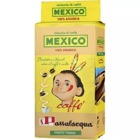   Passalacqua Mexico Kaffee, rundergeschmack 250g – Tee Kaffee oder Zuckerprodukt für Frühstück und Heißgetränke