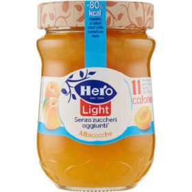   Hero Light Aprikosenmarmelade imglas 280g Honig oder Fruchtaufstrich – Frühstück Brotaufstrich Süßer Genuss