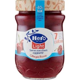   Hero Light Rote Kirschmarmelade imglas 280g Honig oder Fruchtaufstrich – Frühstück Brotaufstrich Süßer Genuss