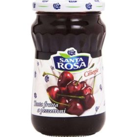   Santa Rosa Kirschmarmelade imglas 350g Honig oder Fruchtaufstrich – Frühstück Brotaufstrich Süßer Genuss