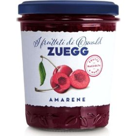   Zuegg Kirschmarmelade imglas 320g Honig oder Fruchtaufstrich – Frühstück Brotaufstrich Süßer Genuss