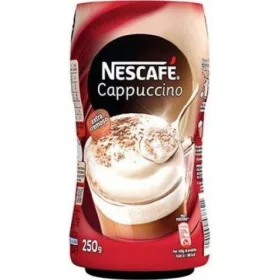   Nescafé Cappuccino 250g – Tee Kaffee oder Zuckerprodukt für Frühstück und Heißgetränke