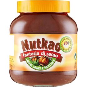   Nutkao Fantasy Kakaocremeglasdose 400g Honig oder Fruchtaufstrich – Frühstück Brotaufstrich Süßer Genuss