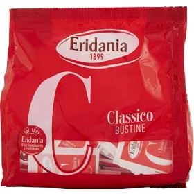  Eridania Einzeldosis-Zuckerbeutel, 500g – Tee Kaffee oder Zuckerprodukt für Frühstück und Heißgetränke