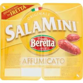   Berettageräucherte Salami 85g – Süße oder salzige Snacks für unterwegs und Genussmomente