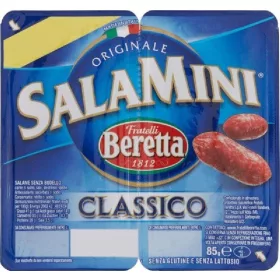   Berettaclassic Salami 85g – Süße oder salzige Snacks für unterwegs und Genussmomente