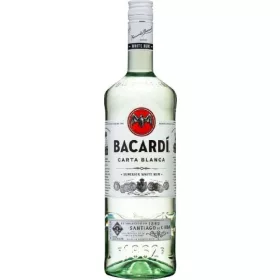   Bacardi Superior Carta Blanca Rum 1 L – Alkoholisches Getränk Spirituose oder Likör für Genussmomente