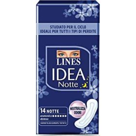   Lines Idea Night Anatomical Straight Extra Long 14 Stück – Premium Personal Care Product for Daily Hygiene
