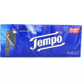   Tempo Taschentücher, 9 x 10 Packungen – Süße oder salzige Snacks für unterwegs und Genussmomente
