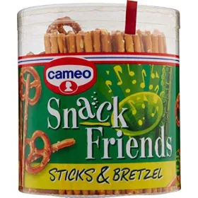   Cameo Sticks & Brezeln 300 Stück – Süße oder salzige Snacks für unterwegs und Genussmomente